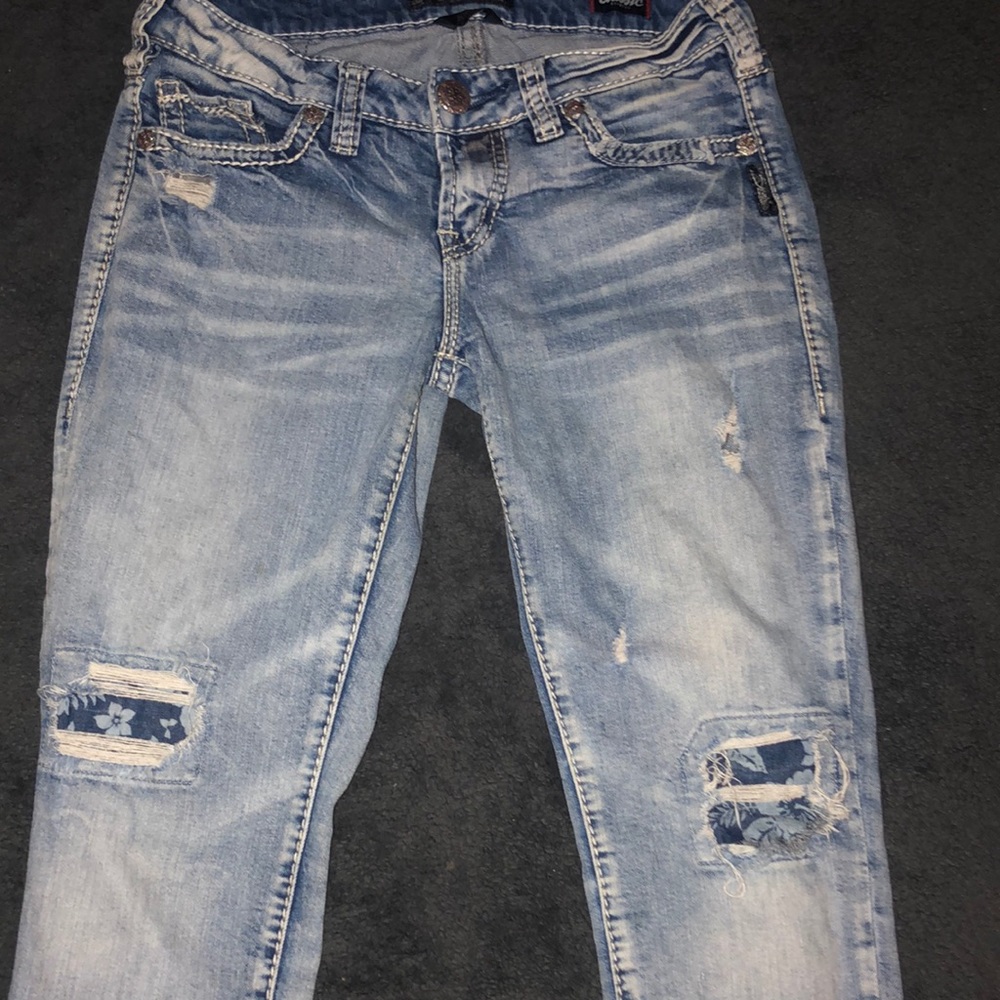 Women’s Silver Aiko Mid Ankle Skinny Jeans